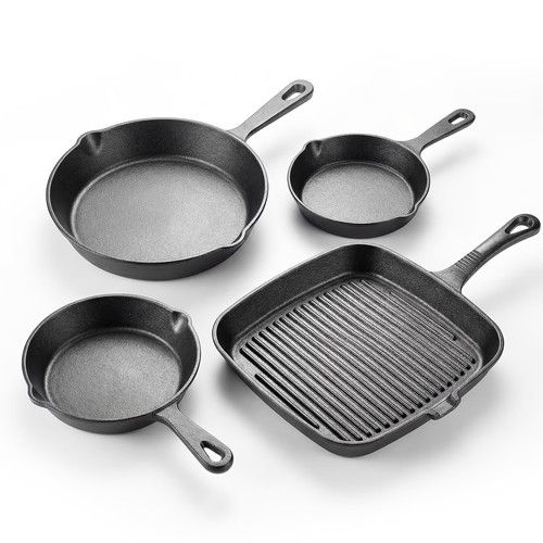 4er set gusseisen pfannen - 4er-set, gusseisen-pfannen