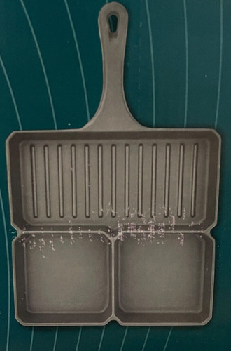 Gusseiserne bratpfanne mit - gusseiserne, 3
