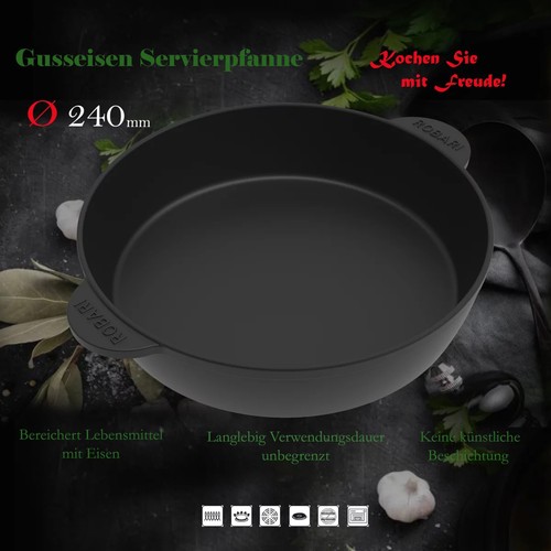 Robari schmorpfanne gusseisen - schmorpfanne,