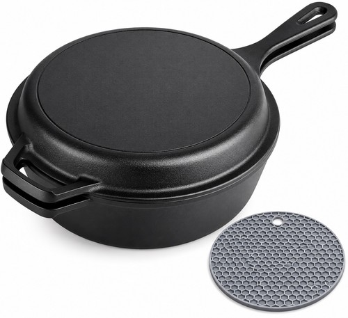 Gusseisen topf mit deckel - gusseisen,