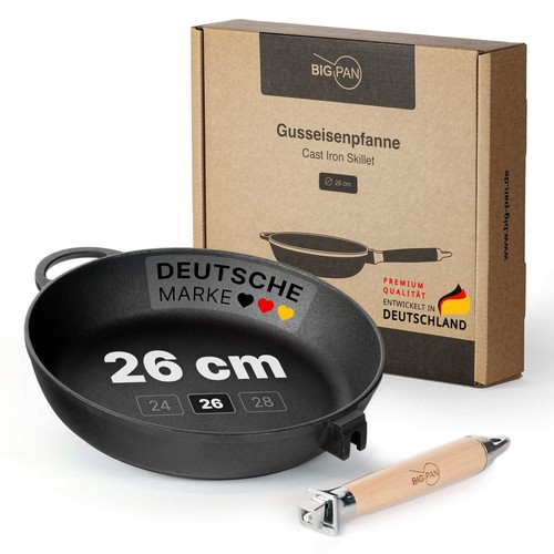 Premium gusseisenpfanne cm - gusseisenpfanne, 26