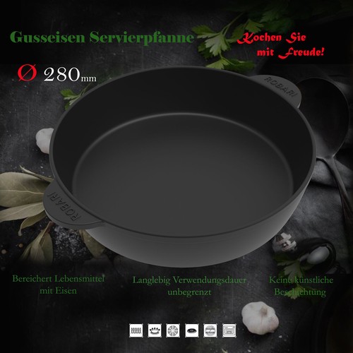 Robari schmorpfanne gusseisen - robari,